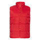 Жилет унисекс STAN утепленный таффета 210T,200, 84, Красный ,  (14/1)  (60-62/5XL)