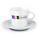 0964 Чашка с блюдцем Fancy Espresso Белый
