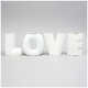 НАБОР ВАЗ "LOVE", ВЫСОТА 15.2СМ ЦВЕТ: БЕЛЫЙ