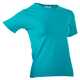 Футболка Ladies 180г/м кв. кругл.  ворот бирюзовый 2XL (48-50)