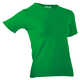 Футболка Ladies 180г/м кв. кругл.  ворот зеленый 2XL (48-50)