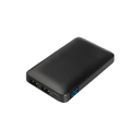 Внешний аккумулятор с цветной подсветкой Анкор Макс (Ancor Max) 5000 mAh, черный ЧЕРН