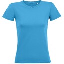 Футболка женская Regent Fit Women, ярко-бирюзовая, размер S