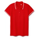 Рубашка поло женская Virma Stripes Lady, красная, размер L
