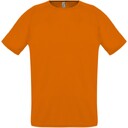 Футболка унисекс Sporty 140 оранжевая, размер 3XL