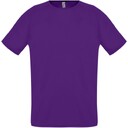 Футболка унисекс Sporty 140 темно-фиолетовая, размер 3XL