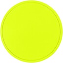 Лейбл из ПВХ Dzeta Round, L, желтый неон
