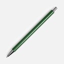 Ручка шариковая Slim Beam, зеленая