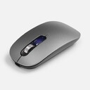 Компьютерная мышь Plexus, серая с черным