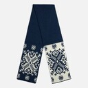 Шарф Wintertude M, синий с белым