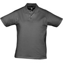 Рубашка поло мужская Prescott men 170 темно-серая, размер 3XL