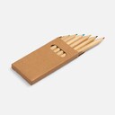 Набор цветных карандашей Pencilvania Mini, крафт неокрашенн