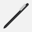 Ручка шариковая Swiper Soft Touch, черная с белым