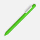 Ручка шариковая Swiper Soft Touch, зеленая с белым