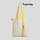 Шоппер Superbag с ремувкой 4sb (неокрашенный с желтым)