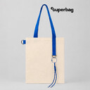 Набор Superbag Eco blue: шоппер с обвесом неокрашенный с синим