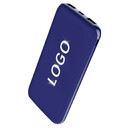 Внешний аккумулятор Kugo, 10000 mAh с подсветкой гравировки, синий