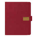 Ежедневник в суперобложке Alfa Mocco Business Edition B5, полутвердый, бордовый с золотом