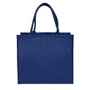 Сумка из джута Caravan Jute, тёмно-синяя