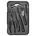 Набор инструментов Tools Baltimore черный 6 в 1 в пластиковом футляре