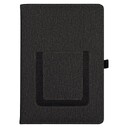 Ежедневник Smart Wallet Cambric A5, черный, недатированный, в твердой обложке с поролоном