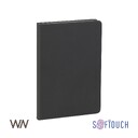 Ежедневник недатированный "Милан", А5, покрытие soft touch черн