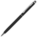 Ручка шариковая со стилусом TOUCHWRITER SOFT, покрытие soft touch черный, серебрист