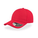 Бейсболка GEAR, 5 клиньев, застежка на липучке красн