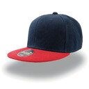 Бейсболка SNAP BACK, 6 клиньев, пластиковая застежка синий, красн