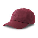 Бейсболка DAD HAT-S, 6 клиньев, металлическая застежка бордов