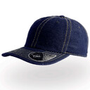 Бейсболка DAD HAT, 6 клиньев, металлическая застежка джинсов