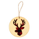 Украшение новогоднее RED DEER бежев