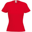 Футболка женская LADY FIT CREW NECK T 210 красн