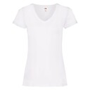 Футболка женская "Lady-Fit V-Neck T" бел