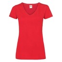Футболка женская LADY FIT V-NECK T 210 красн