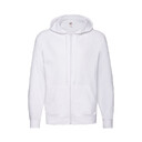 Толстовка без начеса LIGHTWEIGHT HOODED SWEAT JACKET 240 бел