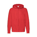 Толстовка без начеса LIGHTWEIGHT HOODED SWEAT JACKET 240 красн