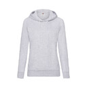Толстовка женская без начеса LIGHTWEIGH HOODED SWEAT 240 серый меланж