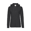 Толстовка женская без начеса LADIES LIGHTWEIGHT HOODED SWEAT 240 черн