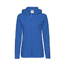 Толстовка женская без начеса LADIES LIGHTWEIGHT HOODED SWEAT 240 ярко-син