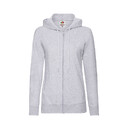 Толстовка женская без начеса LADIES LIGHTWEIGHT HOODED SWEAT 240 сер