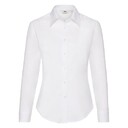 Рубашка женская LONG SLEEVE OXFORD SHIRT LADY-FIT 130 бел