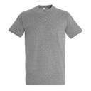 Футболка мужская IMPERIAL, серый меланж, 2XL, 85% хлопок, 15% вискоза, 190 г/м2