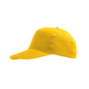 Бейсболка детская SUNNY KIDS, 5 клиньев, застежка на липучке желт