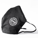 Бесклапанная фильтрующая маска RESPIRATOR 800 HYDROP черная с логотипом в фирменном пакете черный, бел