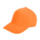 Бейсболка STANDARD, 5 клиньев, металлическая застежка оранжев