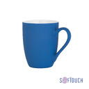 Кружка "Trend", покрытие soft touch син