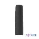 Термос "Крит" 500 мл, покрытие soft touch черн