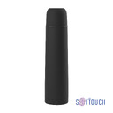 Термос "Родос", покрытие soft touch, 1 л. черн