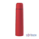 Термос "Родос", покрытие soft touch, 1 л. красн